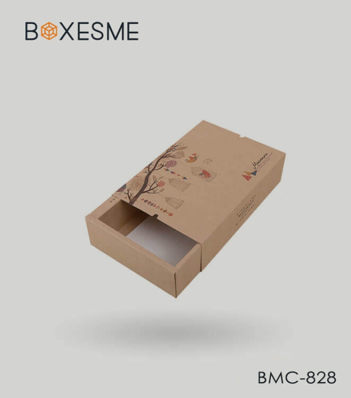 kraft tray and seleve boxes